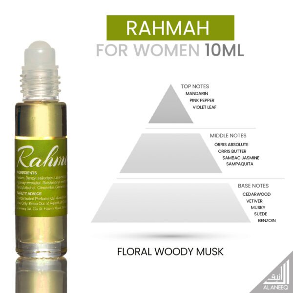 Rahmah (French Collection) Fragrance Oil for Women - 10ml - Image 8