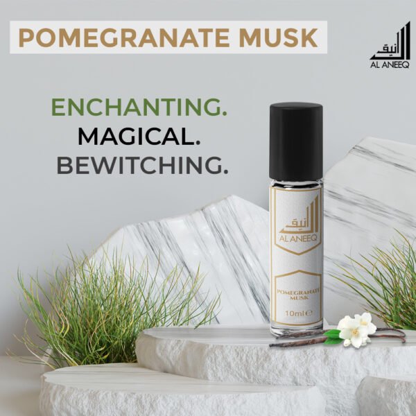 Pomegranate Musk perfume oil for Women (10ml) - Image 4