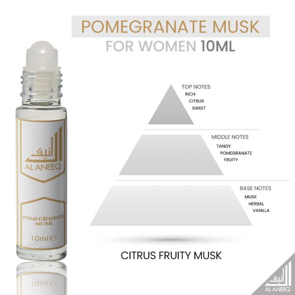 Pomegranate Musk perfume oil for Women (10ml) - Image 10