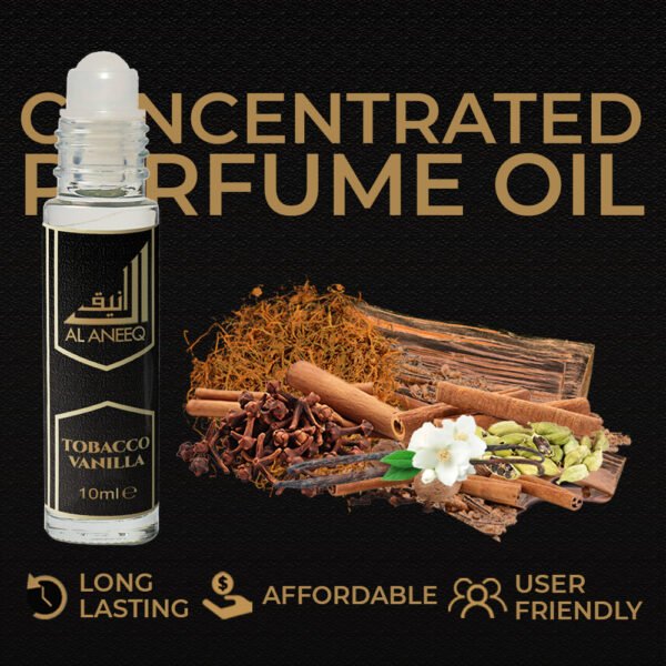 Tobacco Vanilla perfume oil for men (10ml) - Image 5